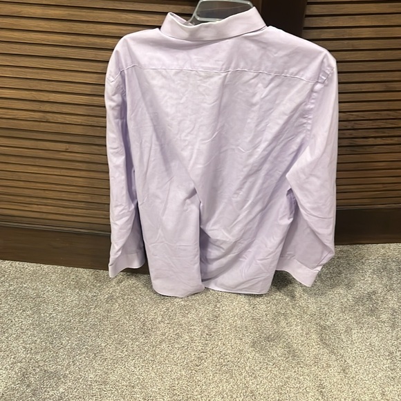 Stafford purple 16.5 neck 34/35 sleeve dress shirt - Picture 2 of 2
